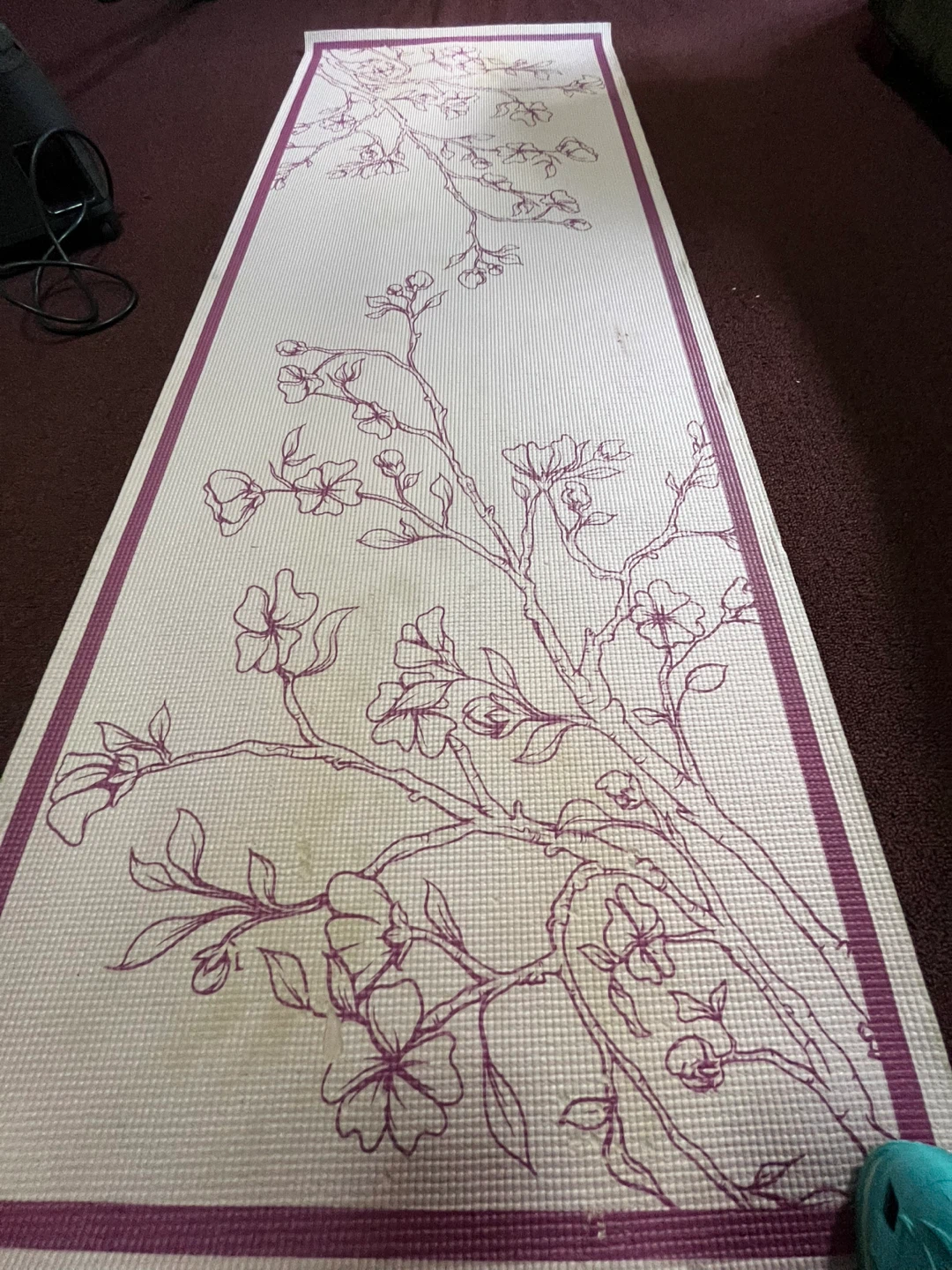 Yoga Mat - Cherry Blossom Design - photo 3