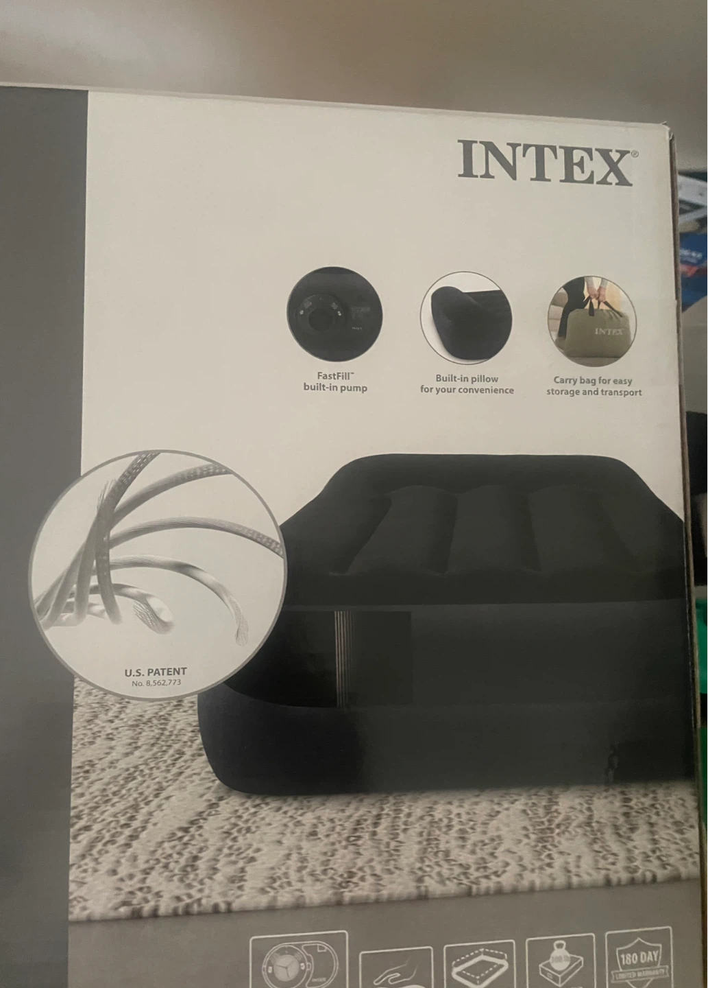 New. INTEX Dura-Beam Plus Air Mattress Twin - photo 2