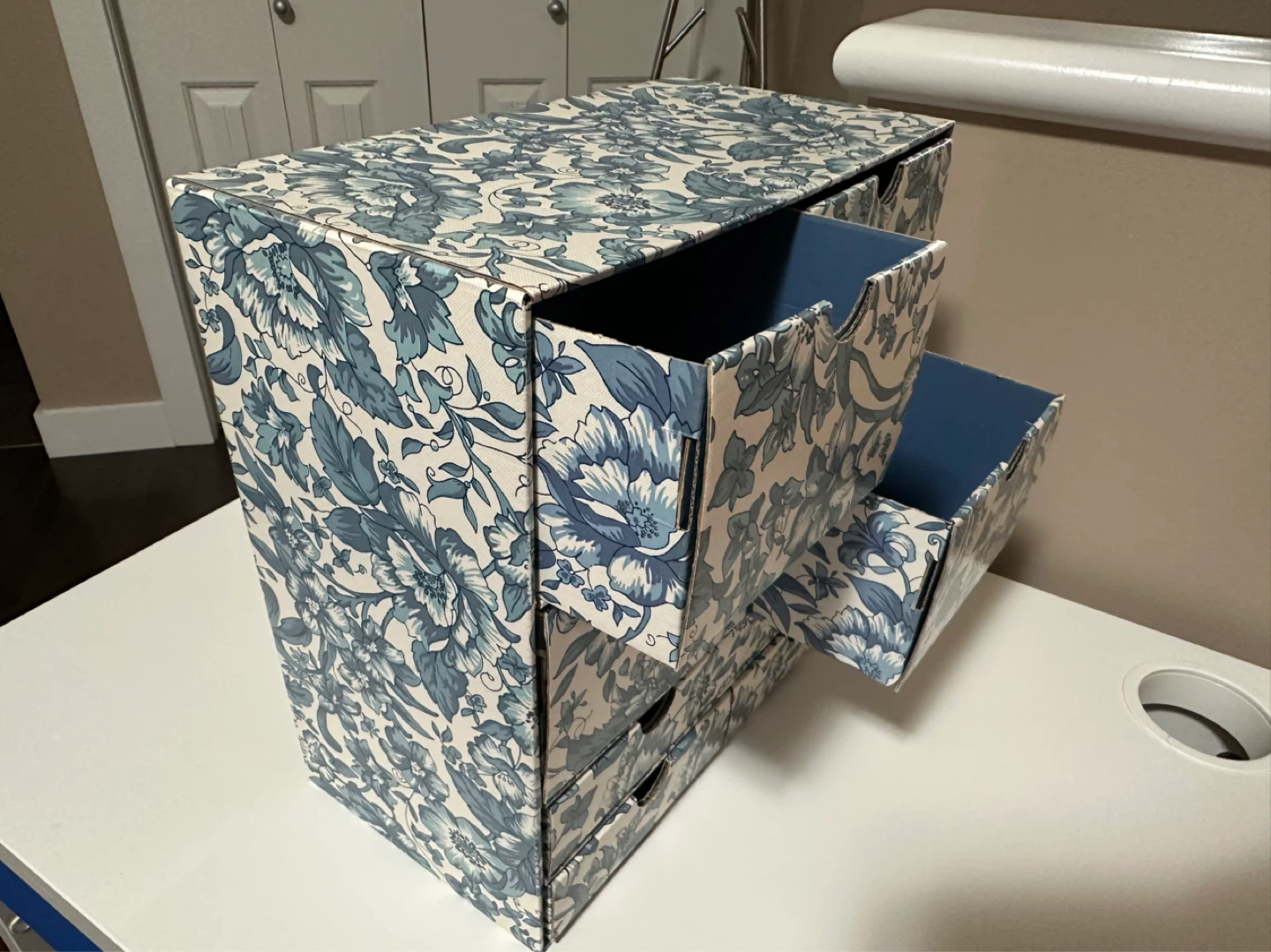 Floral Print Storage Organizer Box - photo 3