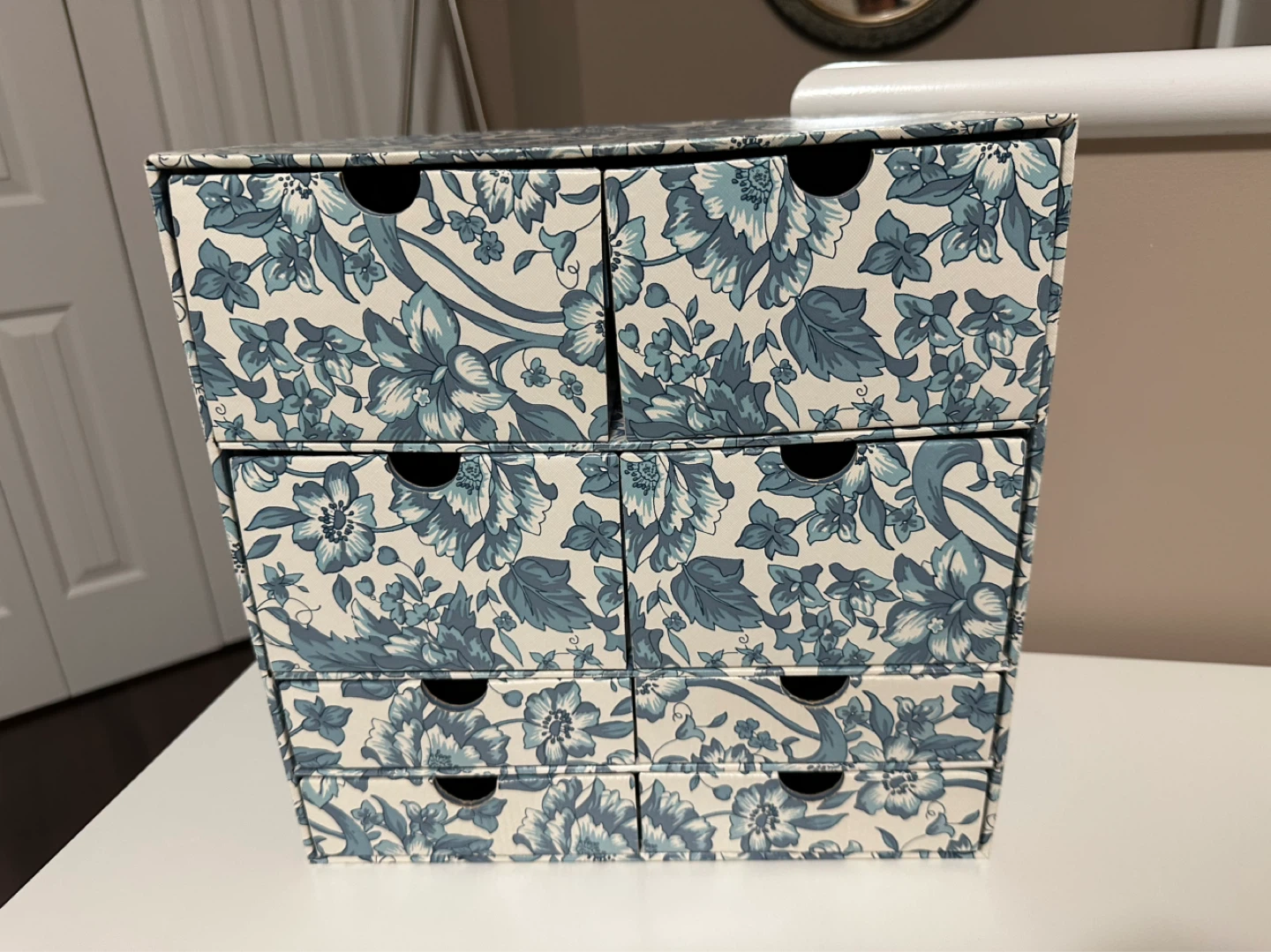 Floral Print Storage Organizer Box