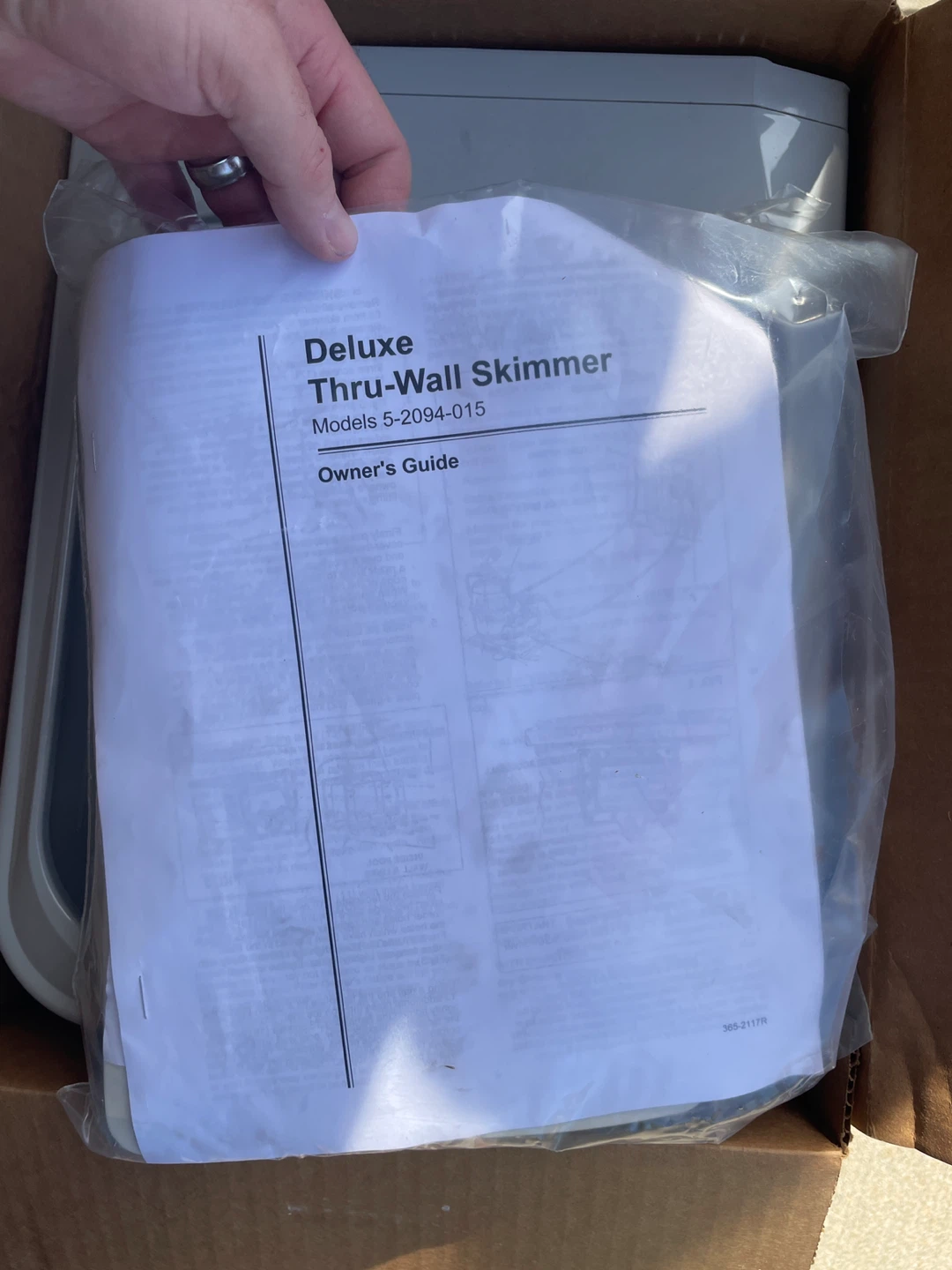 Deluxe Thru-Wall Skimmer (Models 5-2094-015) - photo 2