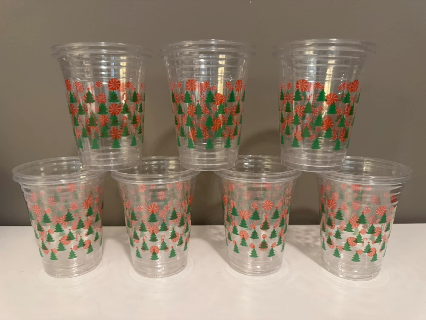 Christmas Themed Disposable Cups