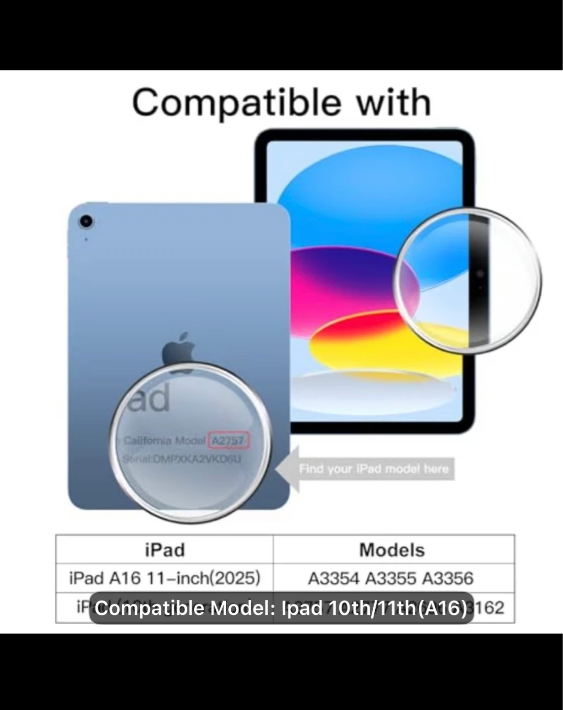 JETech 2-Pack Glass Screen Protector for iPad 10th/11th Gen - photo 2
