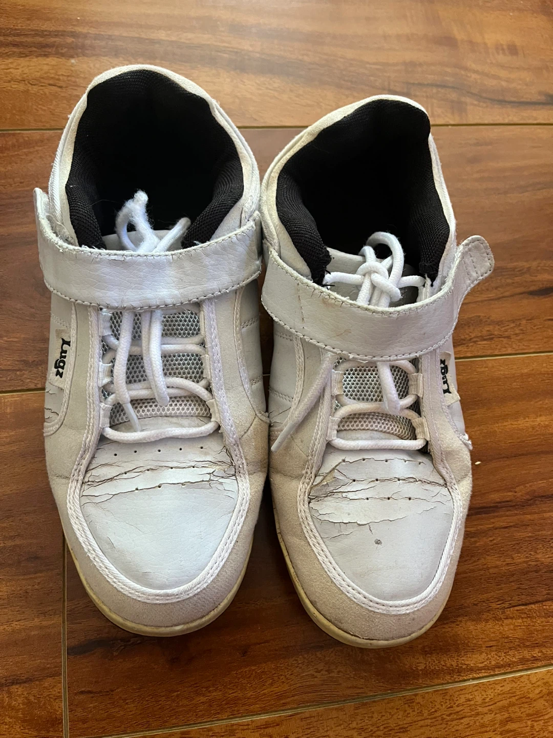 Lugz White Lace-Up Sneakers with Velcro Strap - photo 2