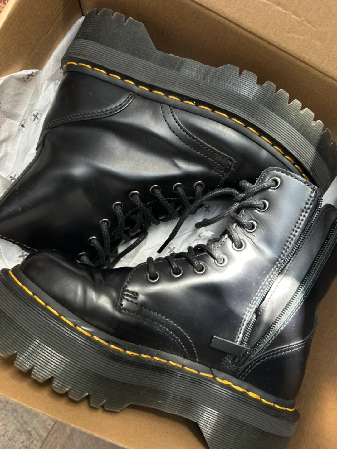 Dr. Martens Black Platform Boots
