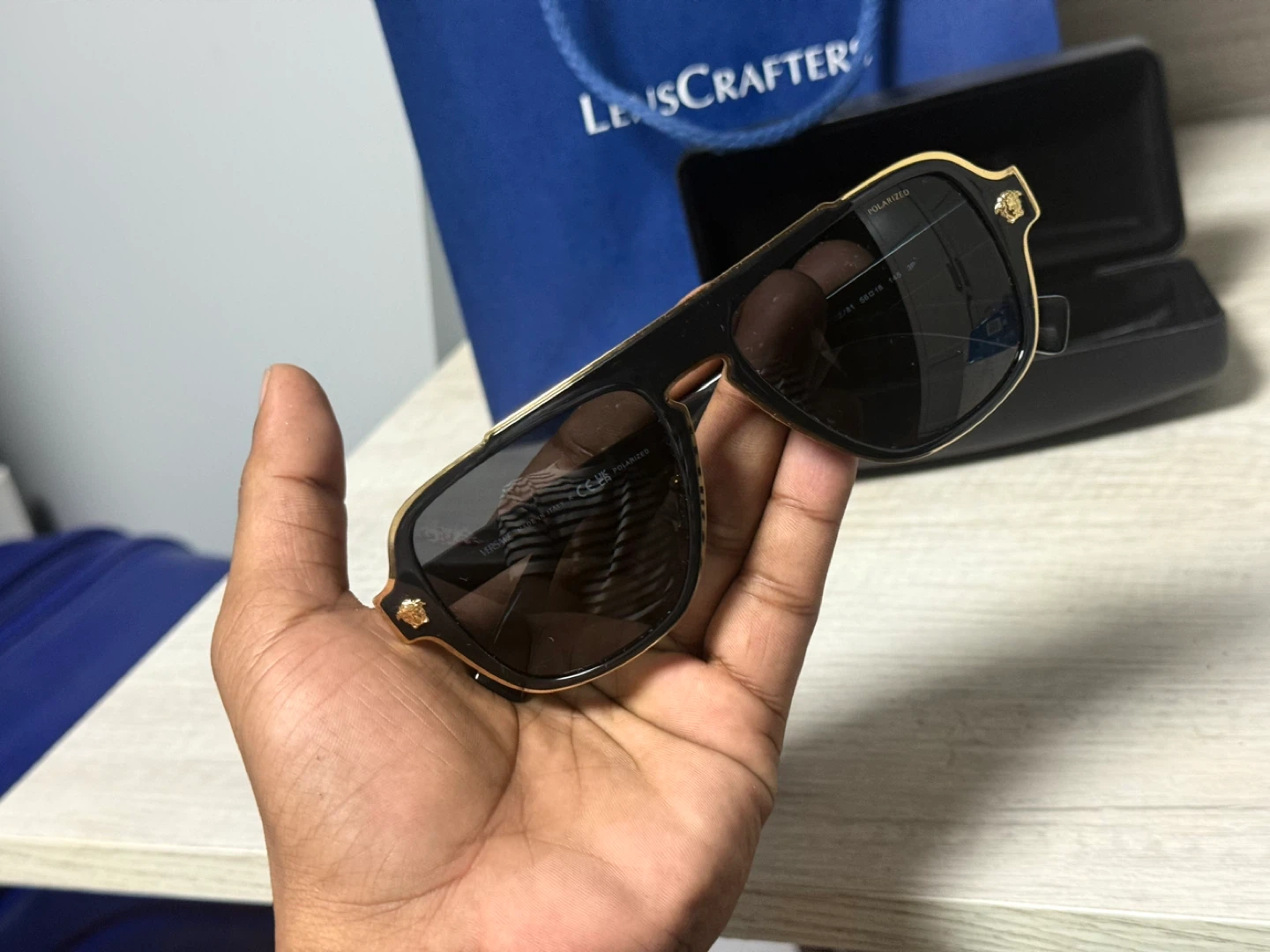 Versace VE2199 Polarized Sunglasses with Case