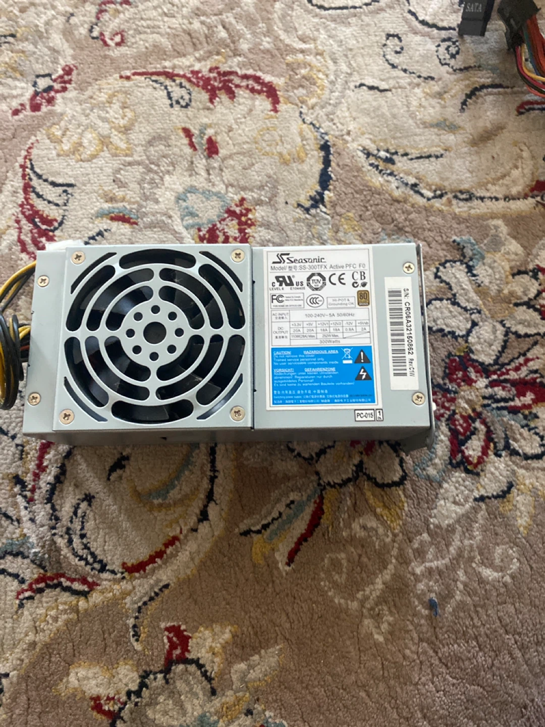 Seasonic Active PFC F3 PC-015 Power Supply Unit