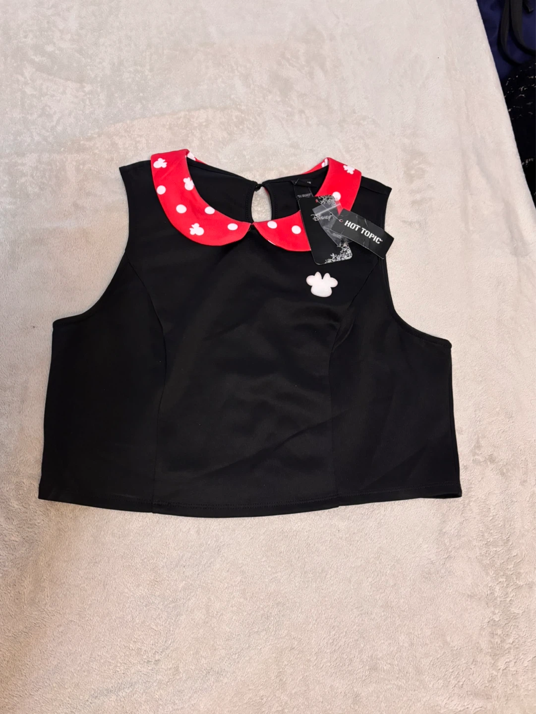 Disney Minnie Mouse Cosplay Crop Top - Size LG