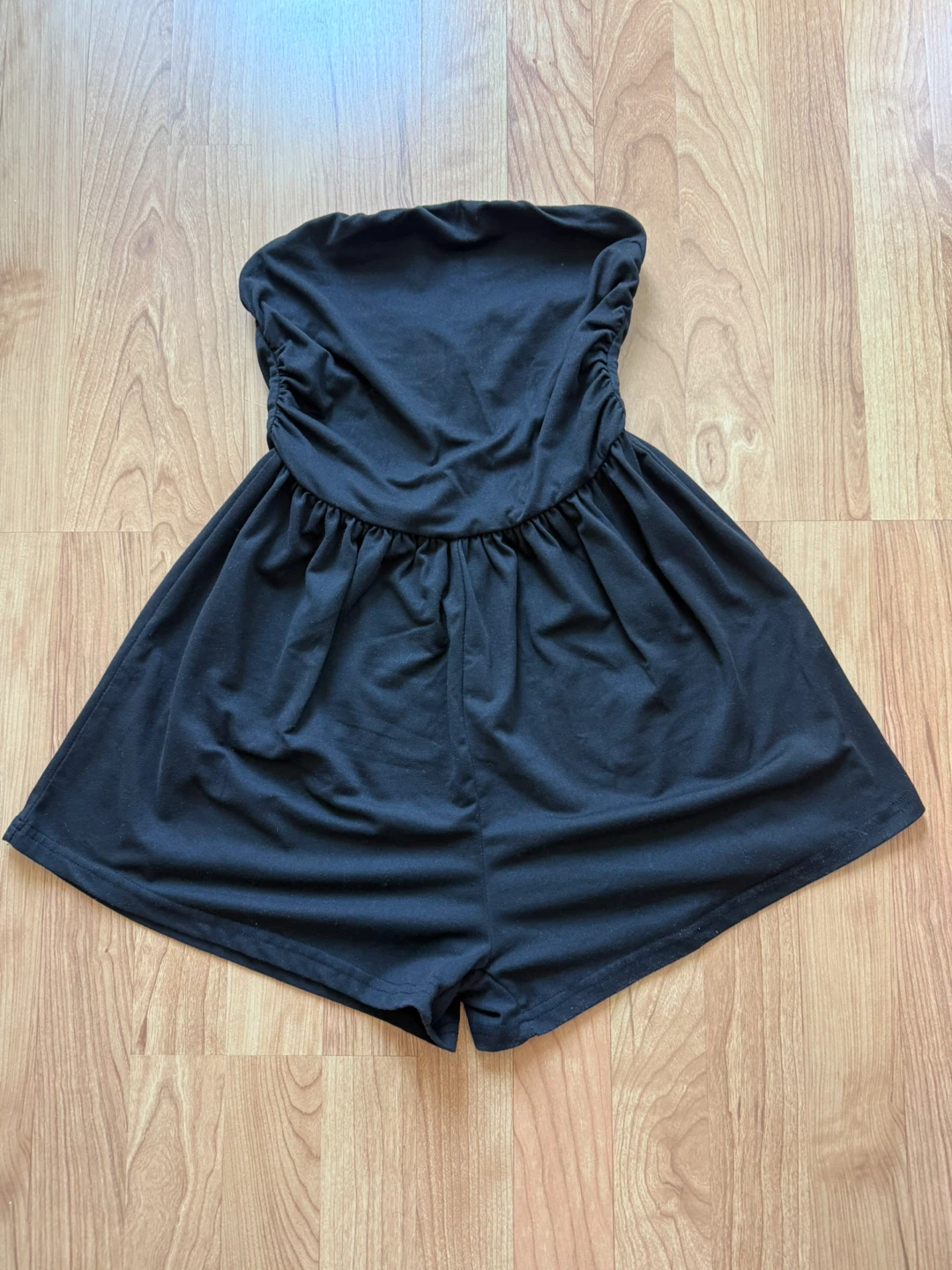 Black Strapless Romper - photo 2