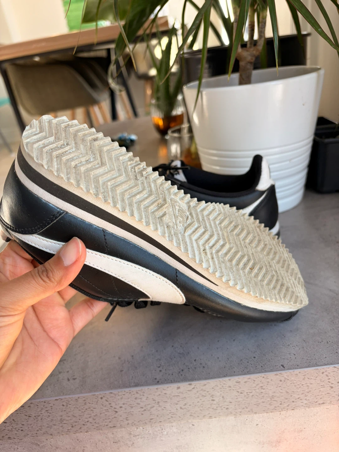 Nike Cortez Black White Sneakers - photo 3