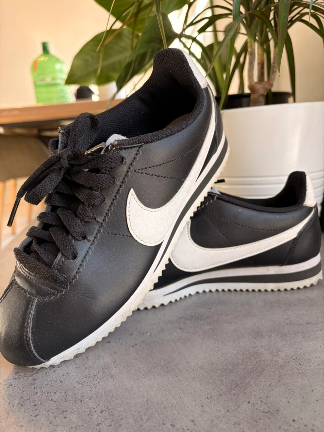 Nike Cortez Black White Sneakers - photo 2