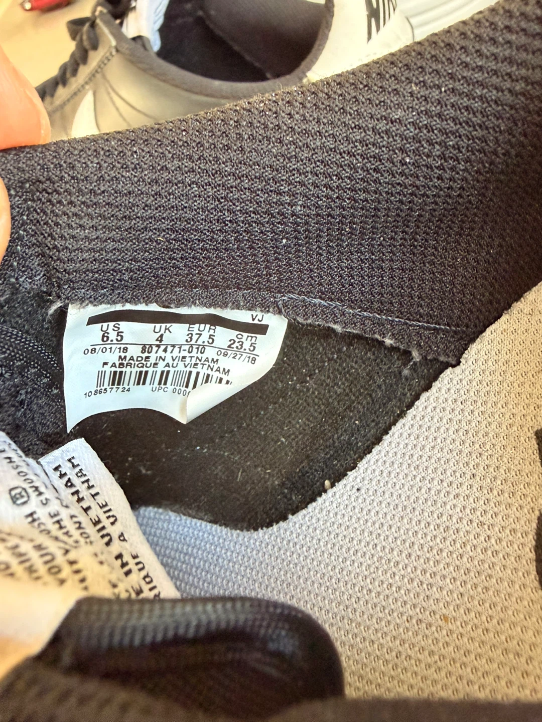 Nike Cortez Black White Sneakers - photo 4