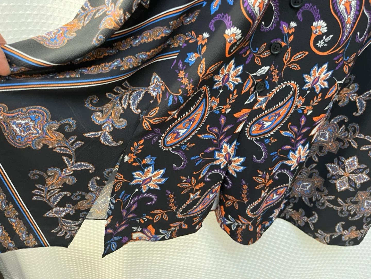Black Floral Print Midi Dress - photo 2
