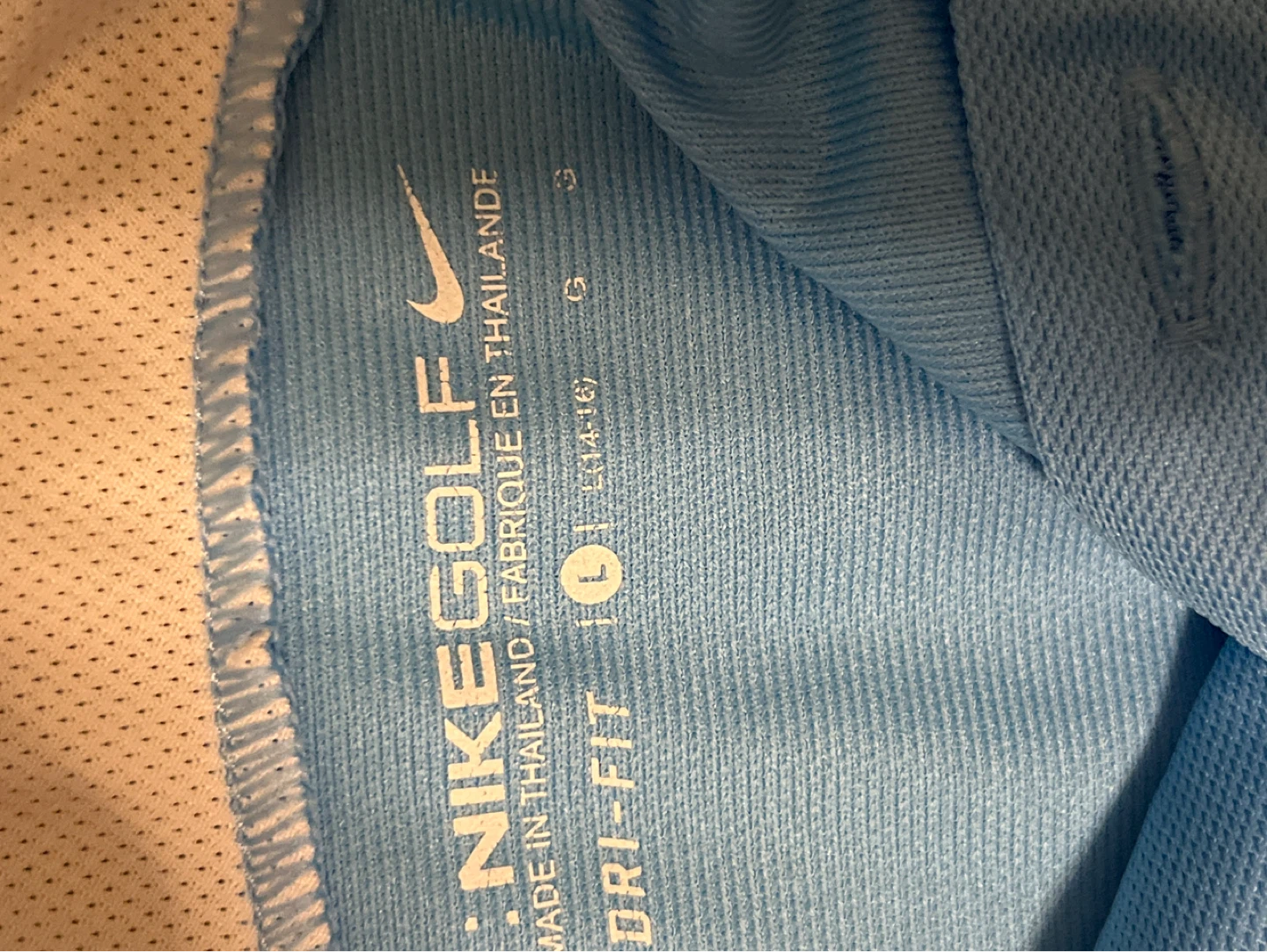 Nike Golf Dri-FIT Polo Shirt - Blue - small - photo 3