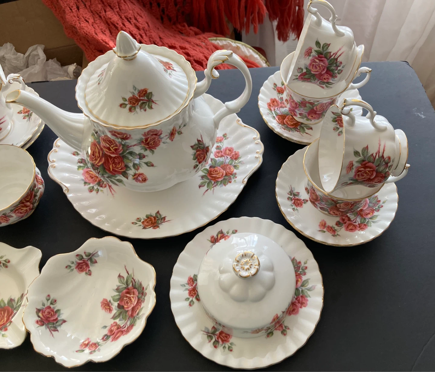 Royal Albert teaset for 6 Centennial rose - photo 3