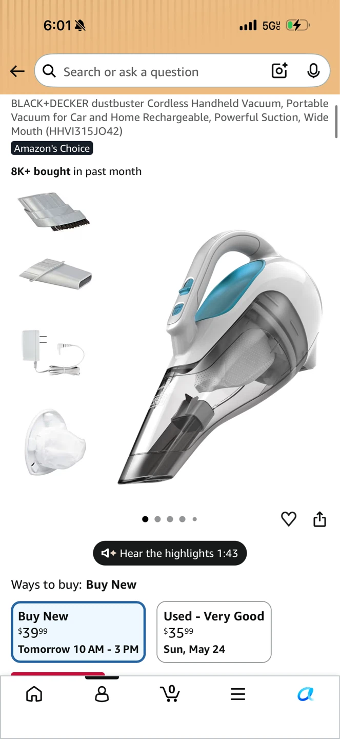 BLACK+DECKER Handheld Vacuum - photo 2