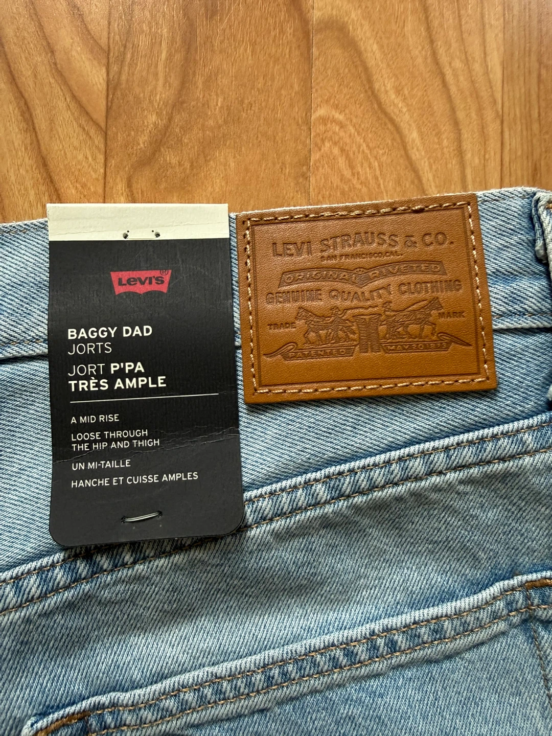 Levi's Jean Baggy Dad Shorts - photo 3