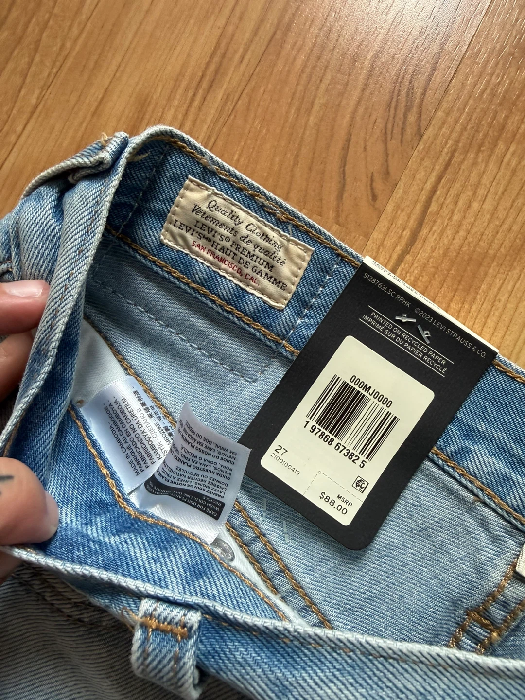 Levi's Jean Baggy Dad Shorts - photo 5