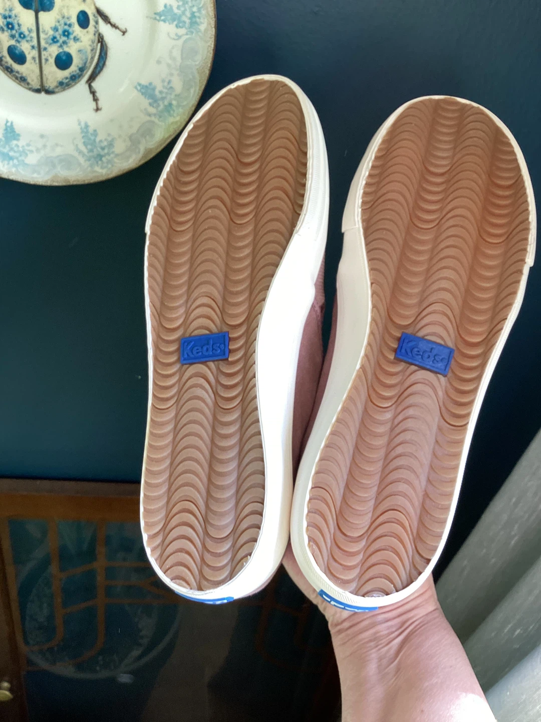 BNIB Keds Suede Slip-On Sneakers Size 9 - photo 2