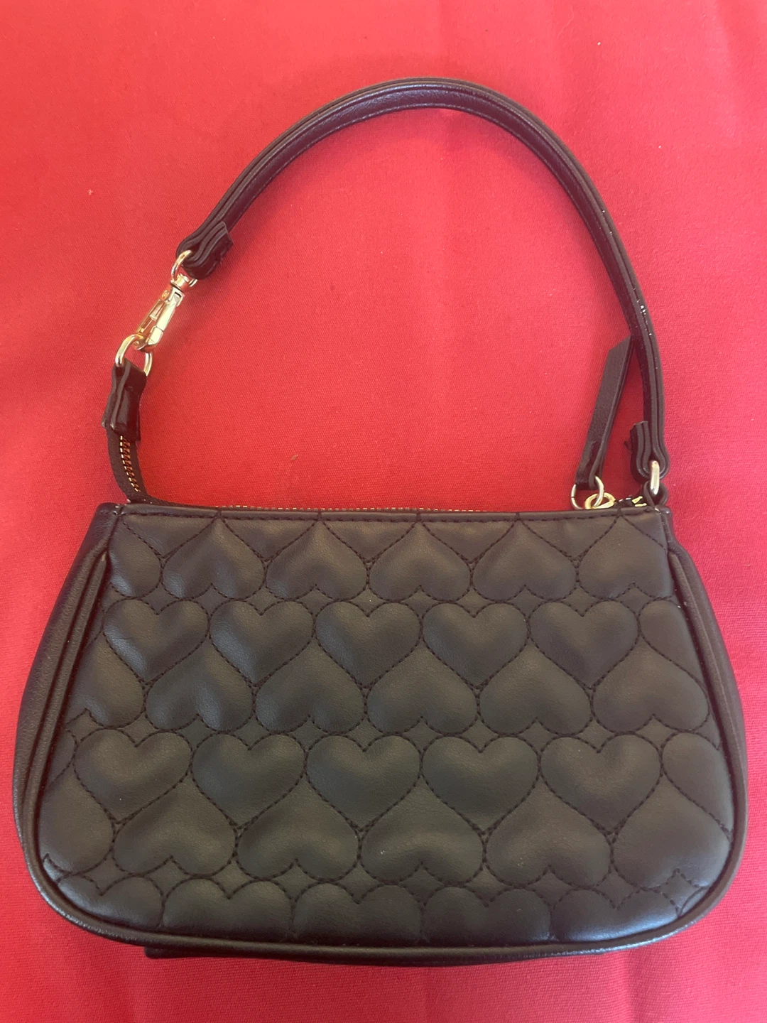Juicy Couture Black Heart Quilted Wristlet  Bag - photo 2