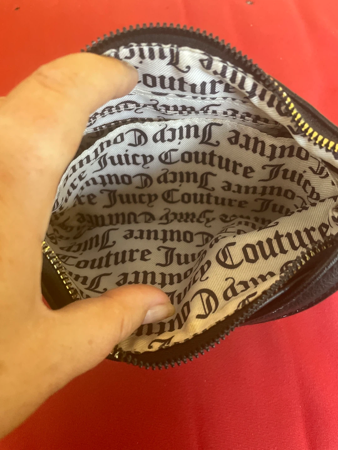 Juicy Couture Black Heart Quilted Wristlet  Bag - photo 3