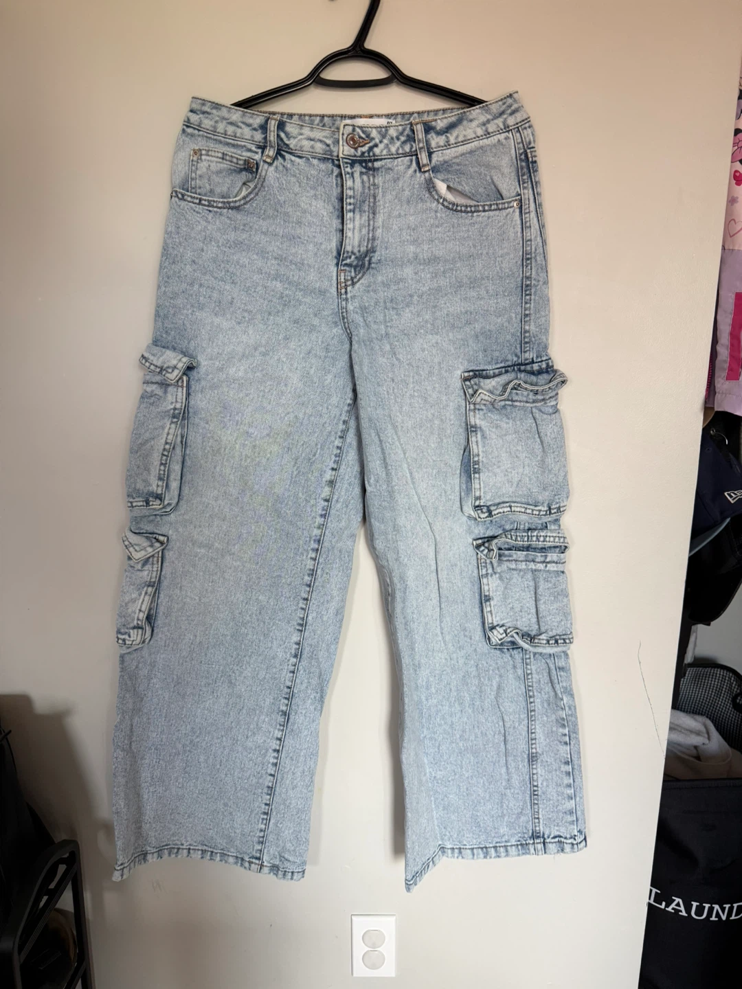 Cargo Jeans - Light Wash - Ardene