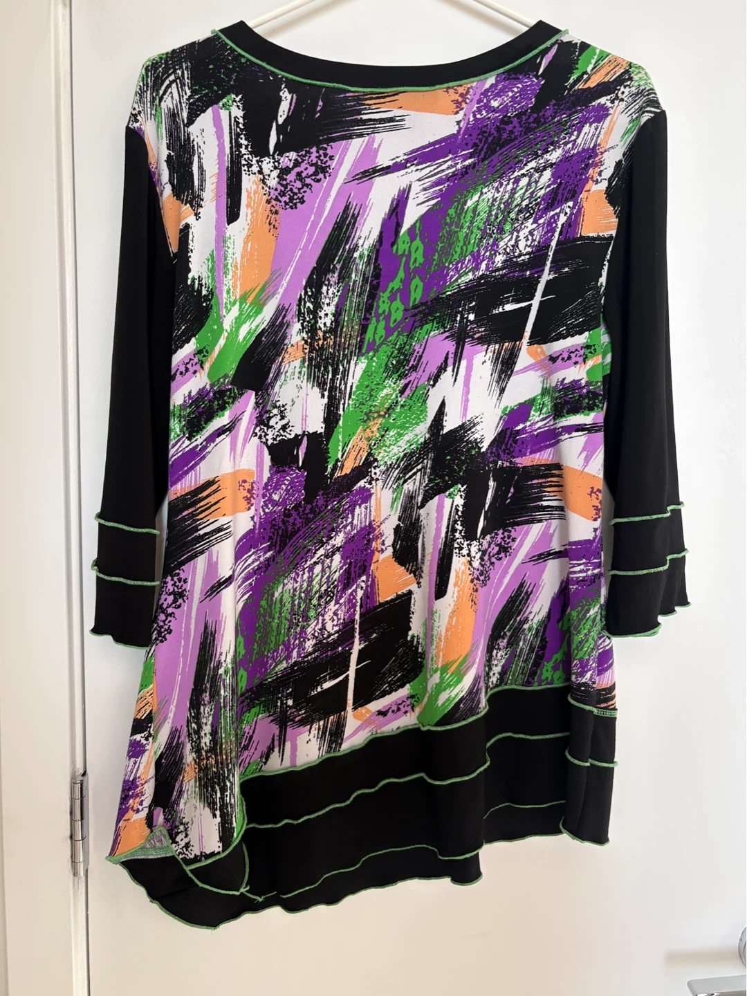 Asymmetrical Print Tunic Top - photo 2