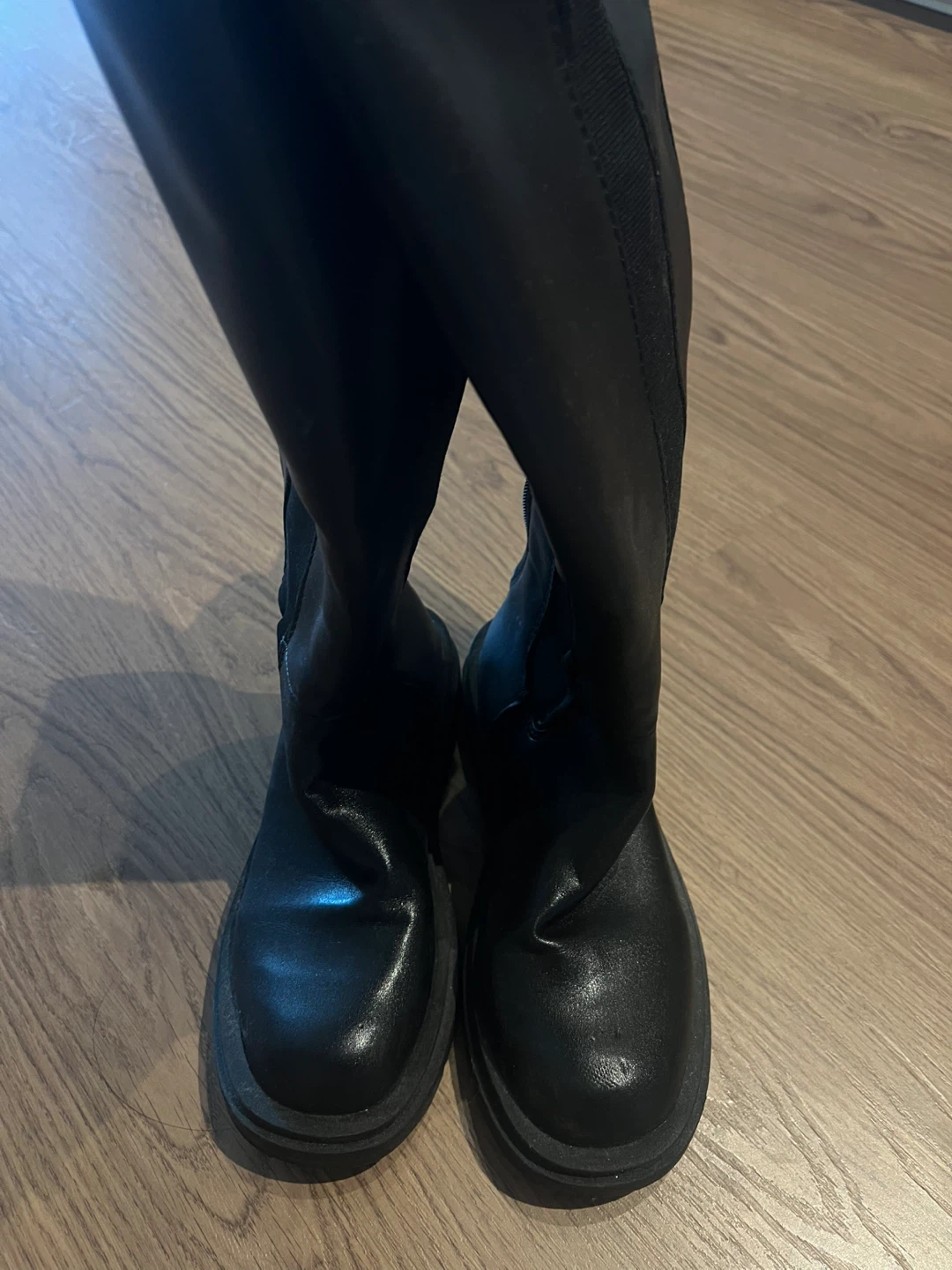 Black Knee-High Boots