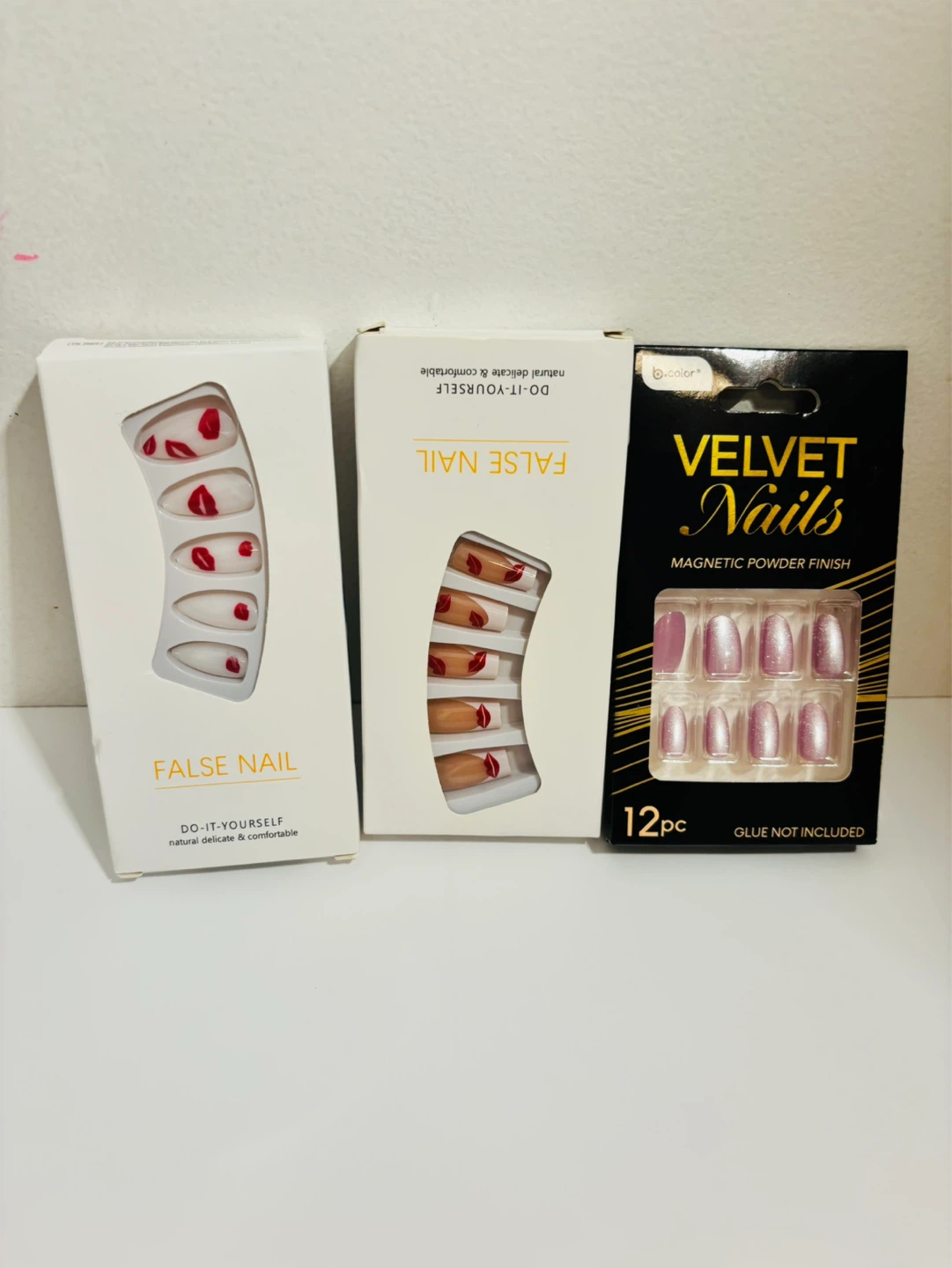 Velvet Nails Magnetic Powder Finish False Nails - 12pc - photo 2