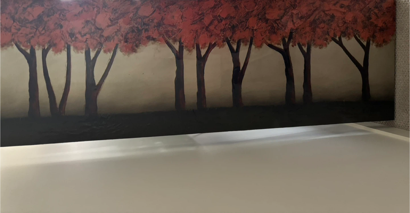 Artwork - Red Trees Landscape