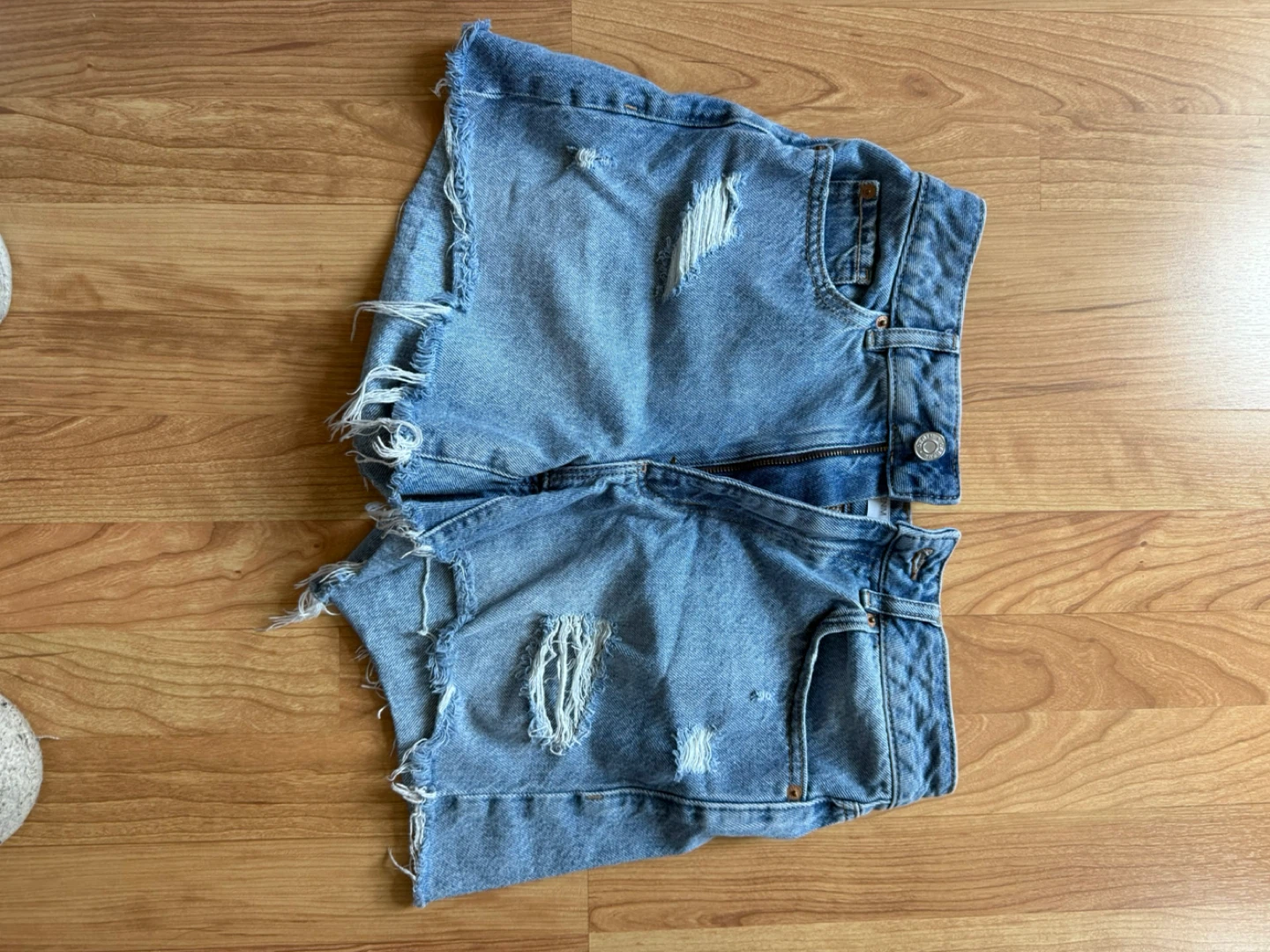 Garage Denim Mom Shorts