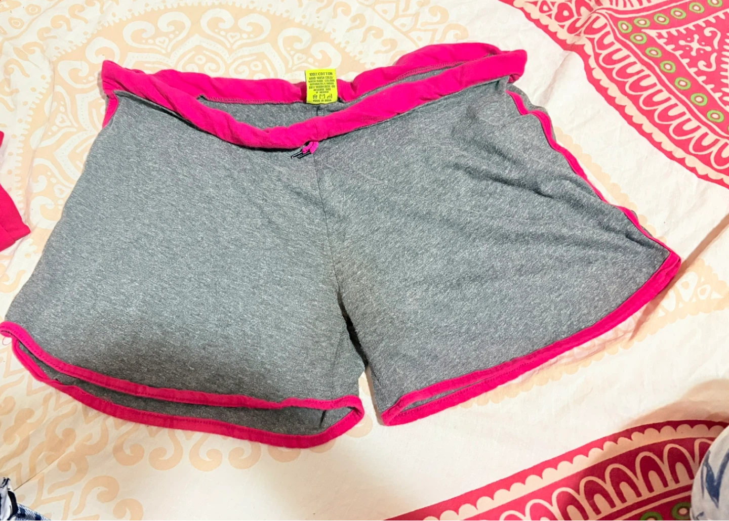 Children's Grey & Pink Shorts