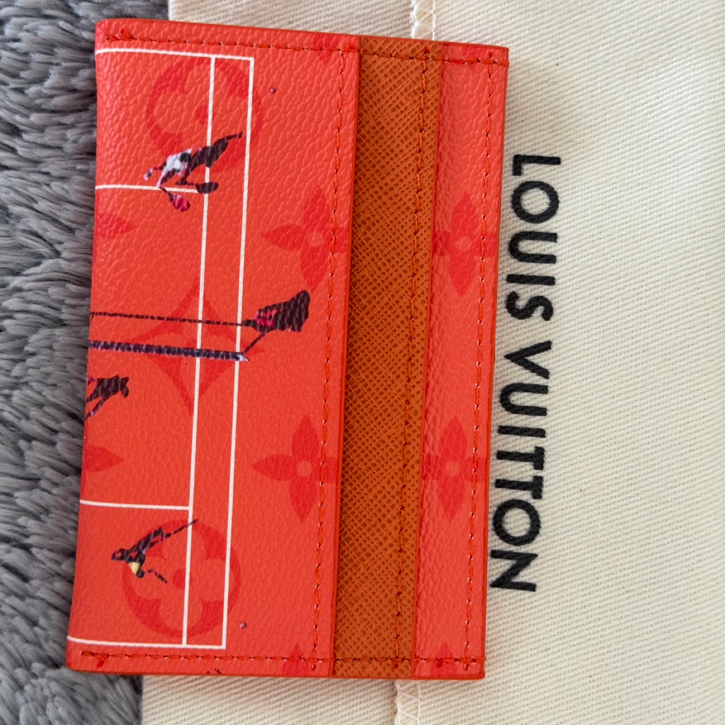 Louis Vuitton Card Holder - Tennis Print - photo 4