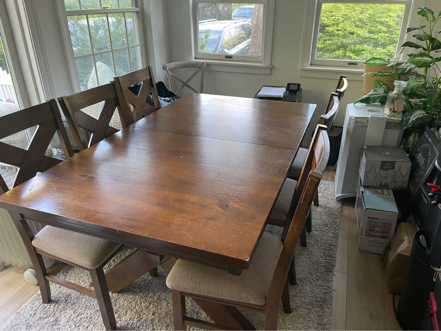 Wooden Dining Table with Chairs - photo 3