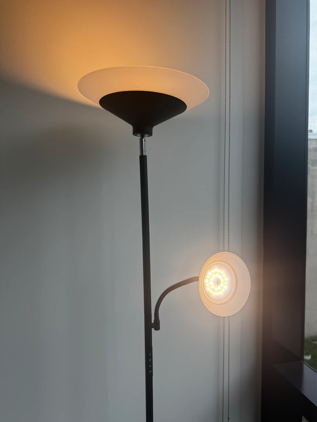 MOVEOUTSALE!! Black Floor Lamp with Remote
