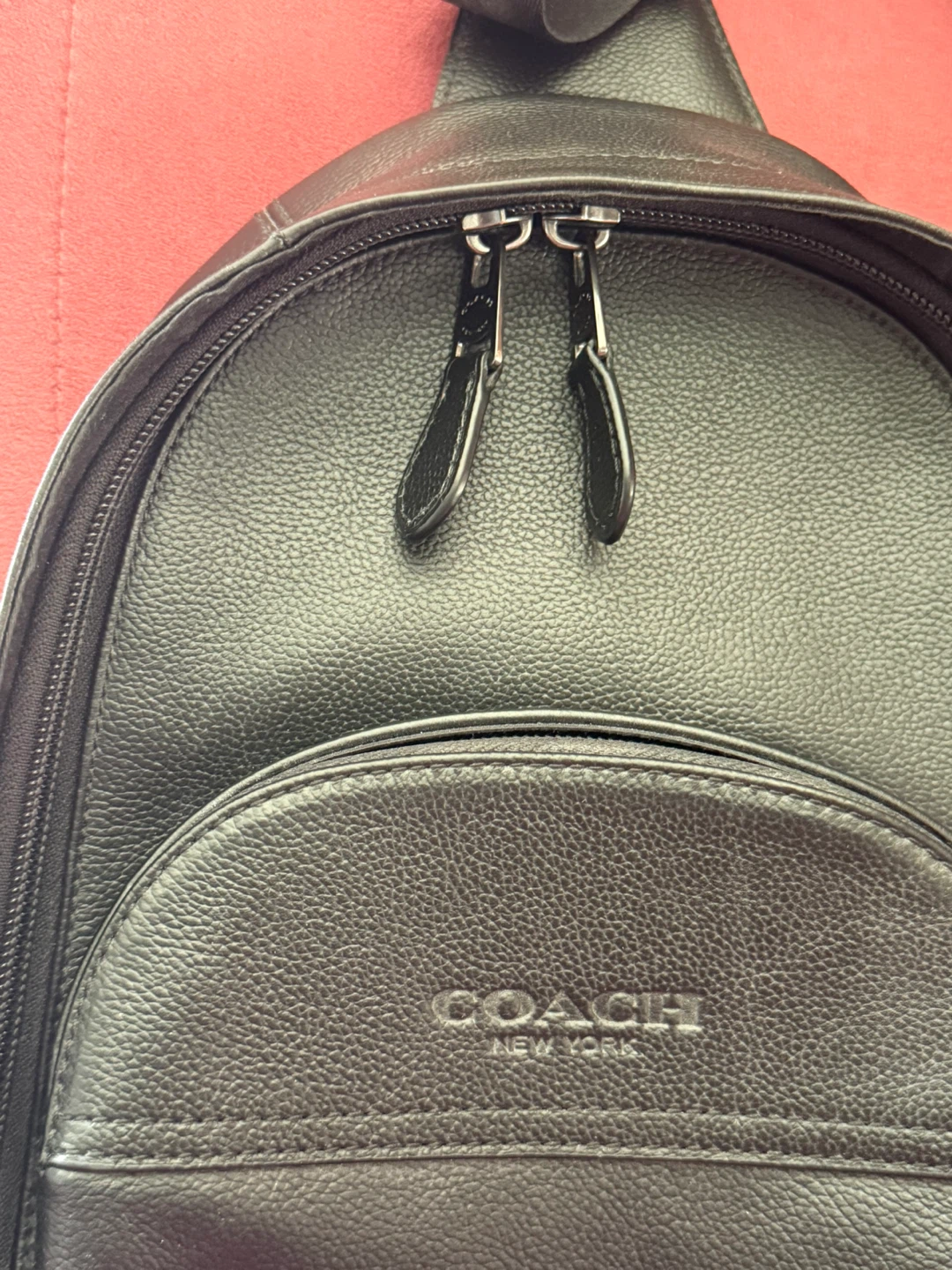 Coach Black Leather Sling Bag - photo 2