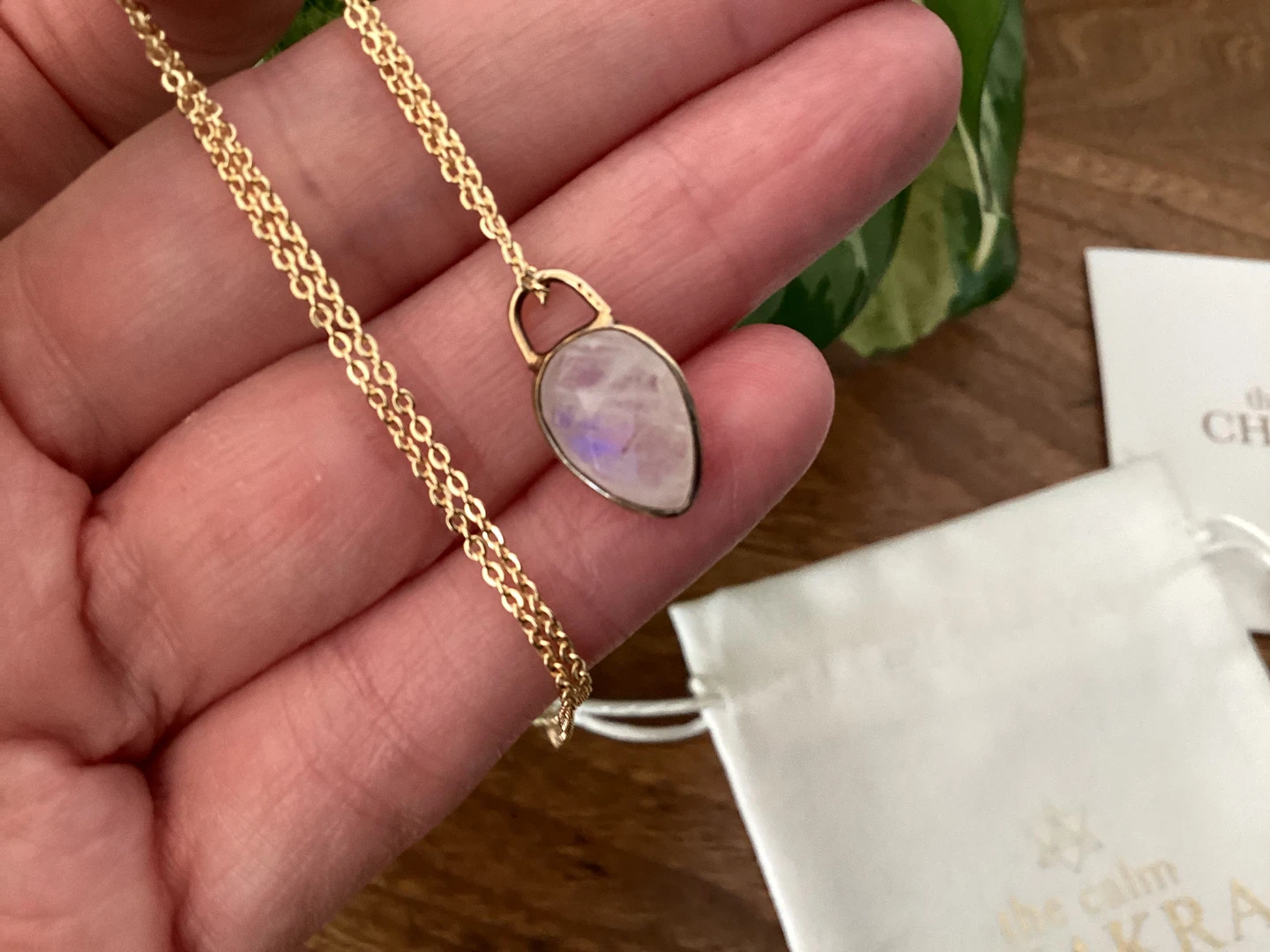 Rainbow Moonstone Necklace - photo 3