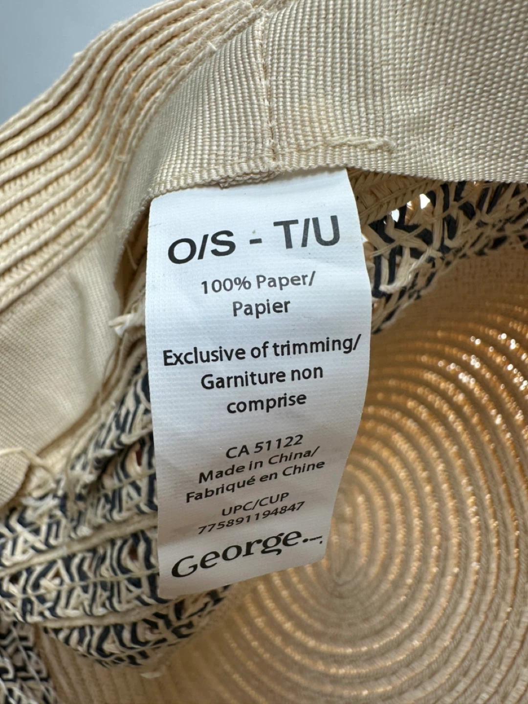 George. Straw Sun Hat - photo 5
