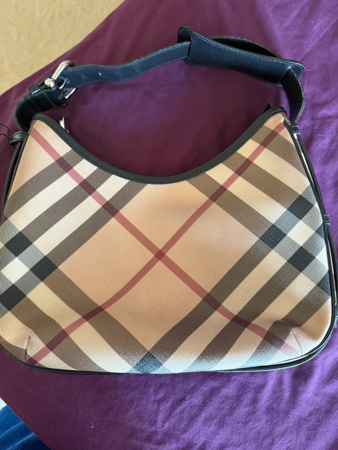 Burberry Nova Check Shoulder Bag
