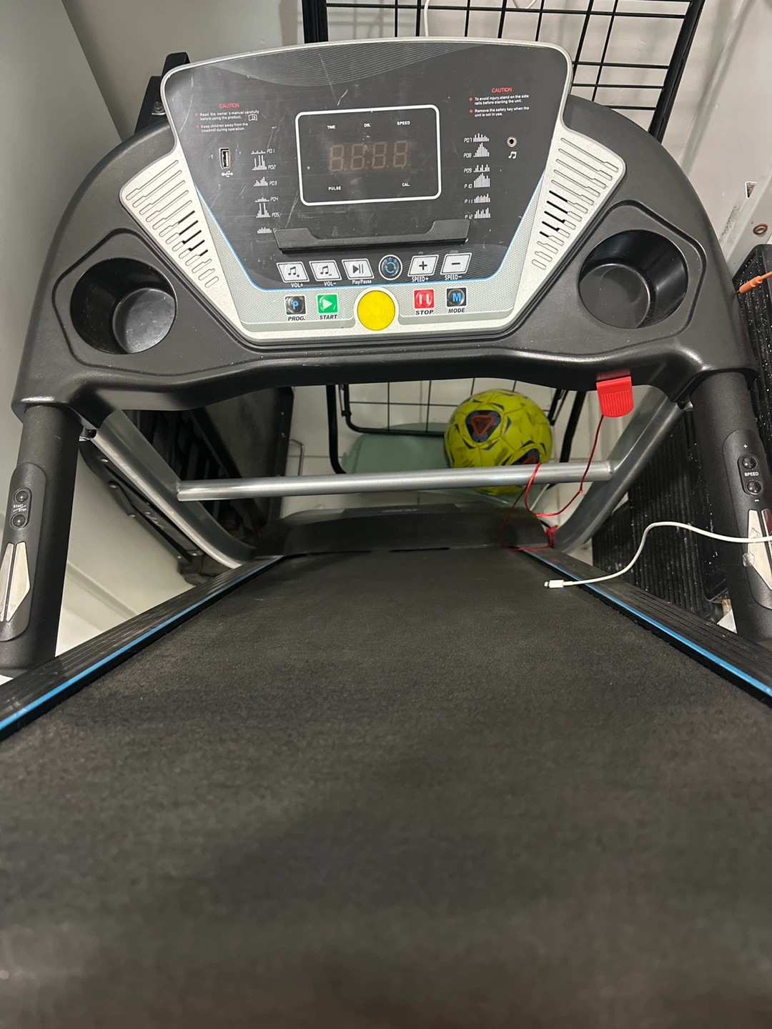Electric Treadmill with Digital Display