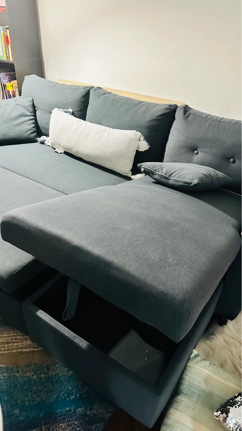 Storage Sofa Sleeper with Storage - photo 3