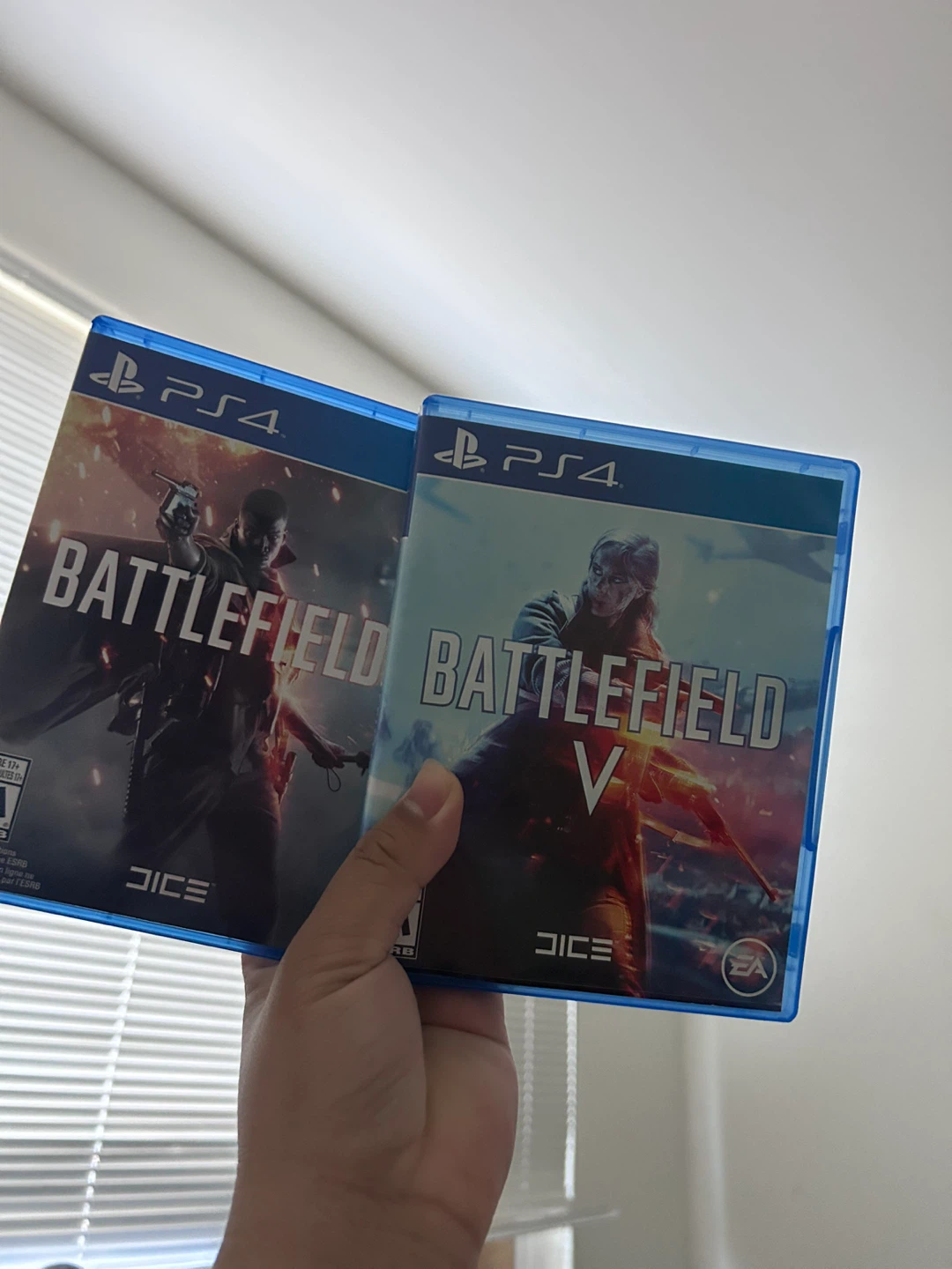PS4 games battlefield 1 and 5
