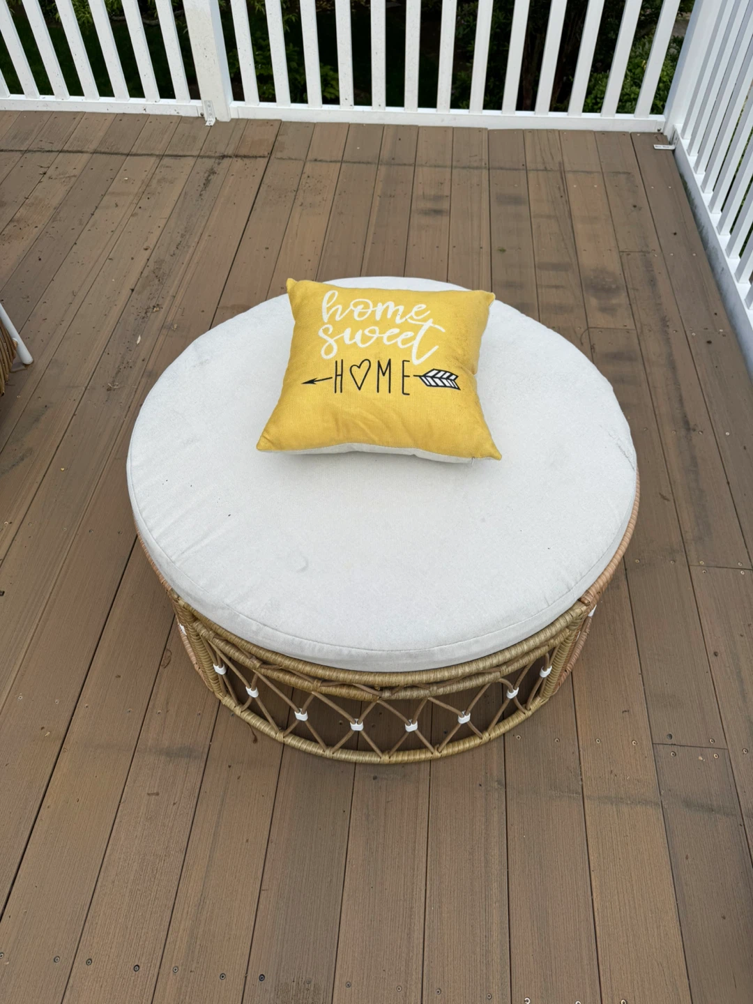 Outdoor Patio Chair with Cushions