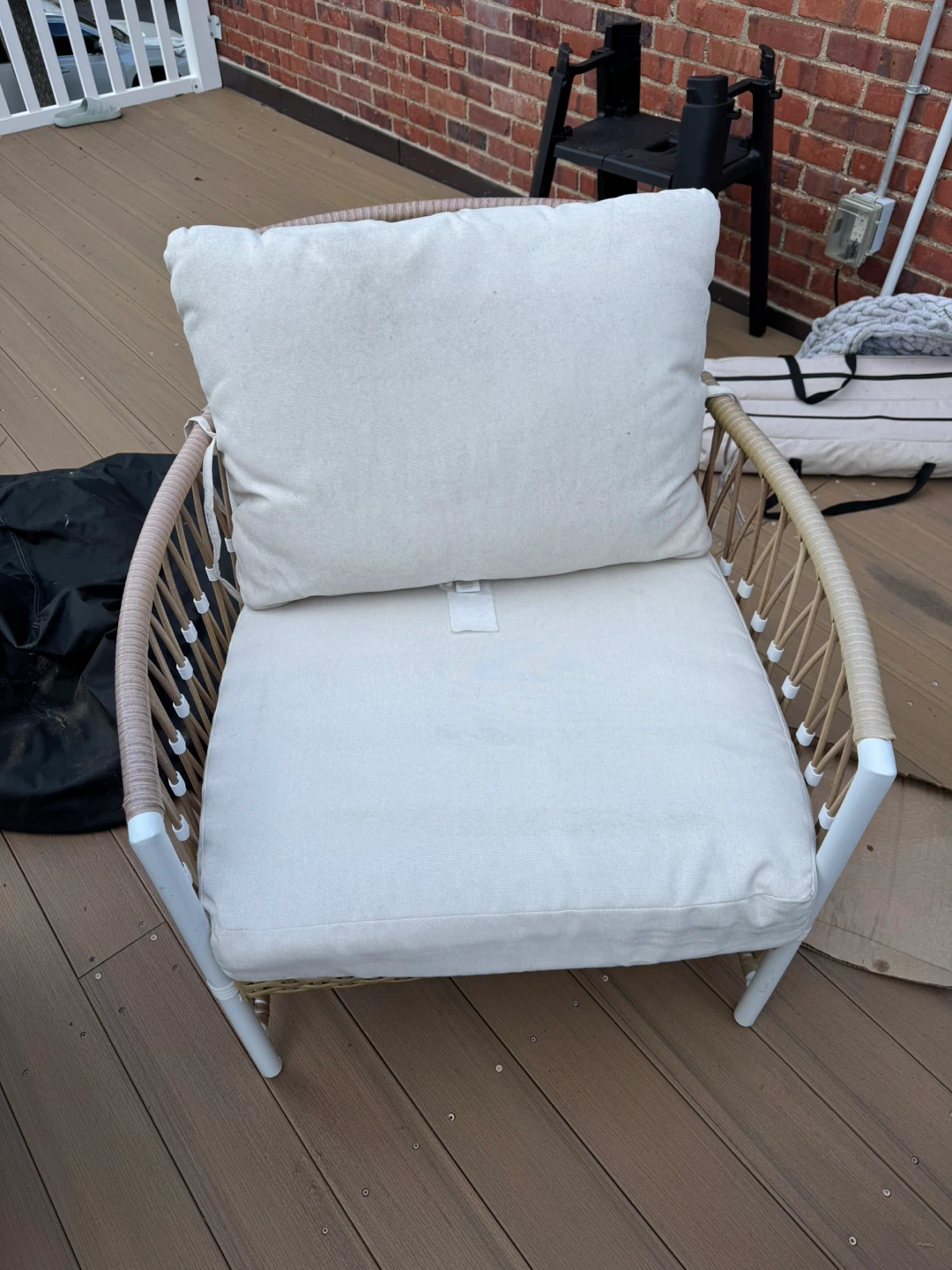 Outdoor Patio Chair with Cushions - photo 2