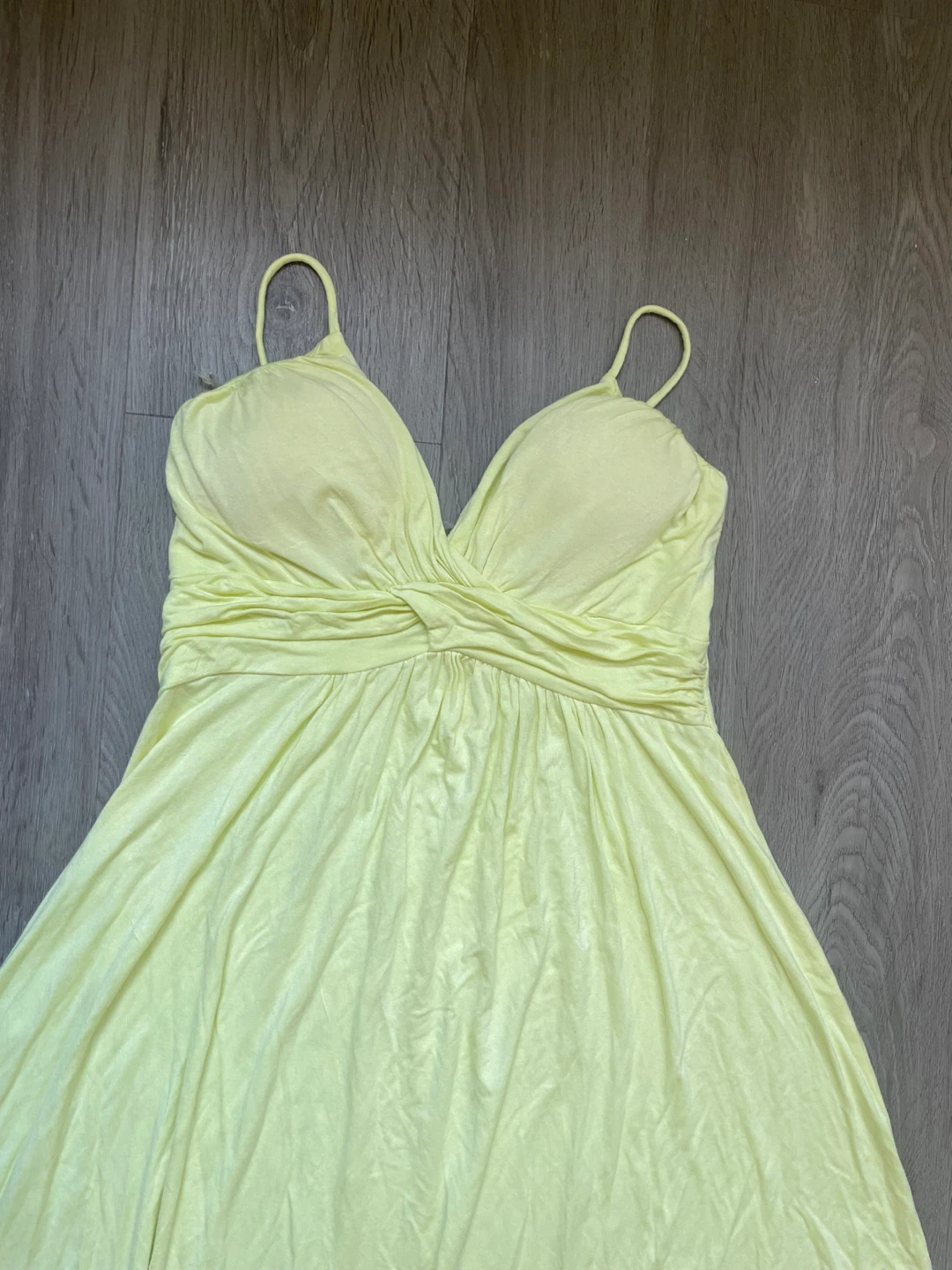 Light Yellow Maxi Dress, size M/L, stretchy - photo 2