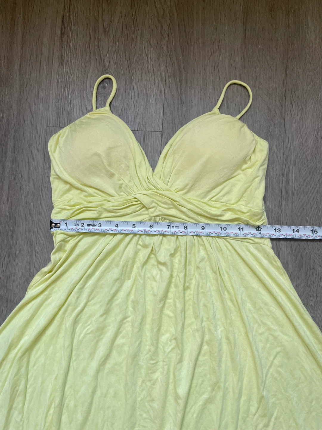 Light Yellow Maxi Dress, size M/L, stretchy - photo 5