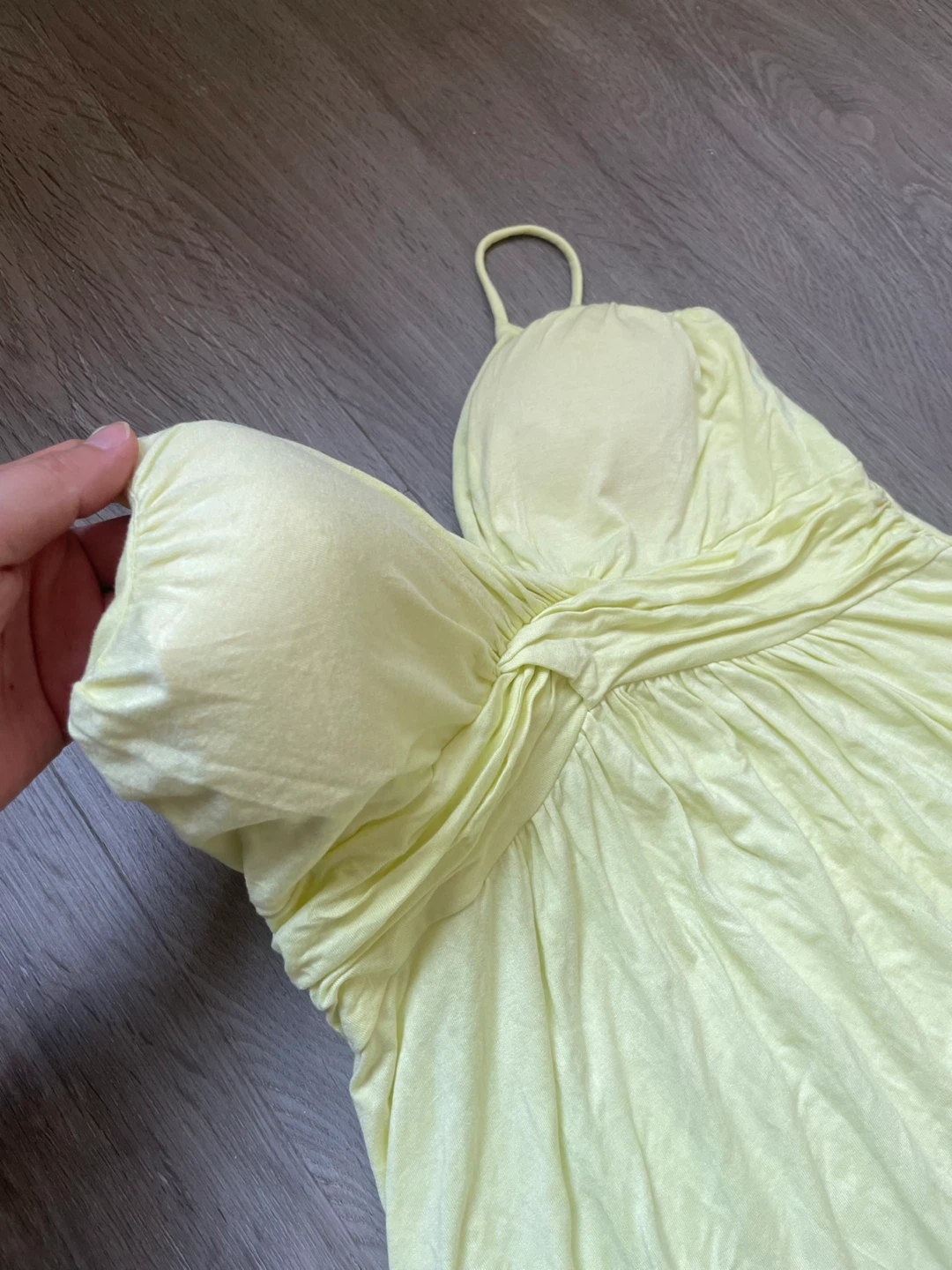 Light Yellow Maxi Dress, size M/L, stretchy - photo 3