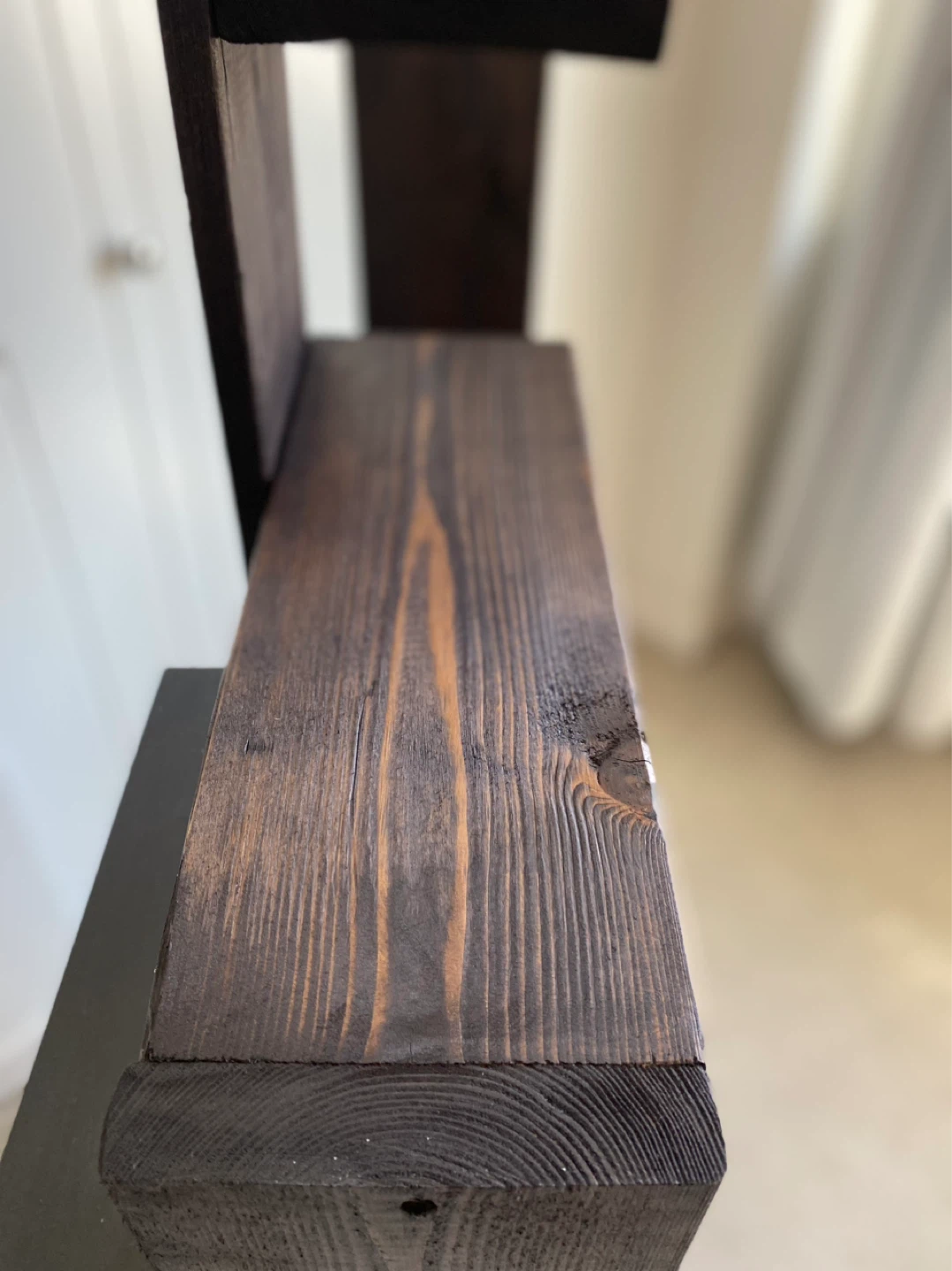 Wooden Floating Wall Shelf - photo 4
