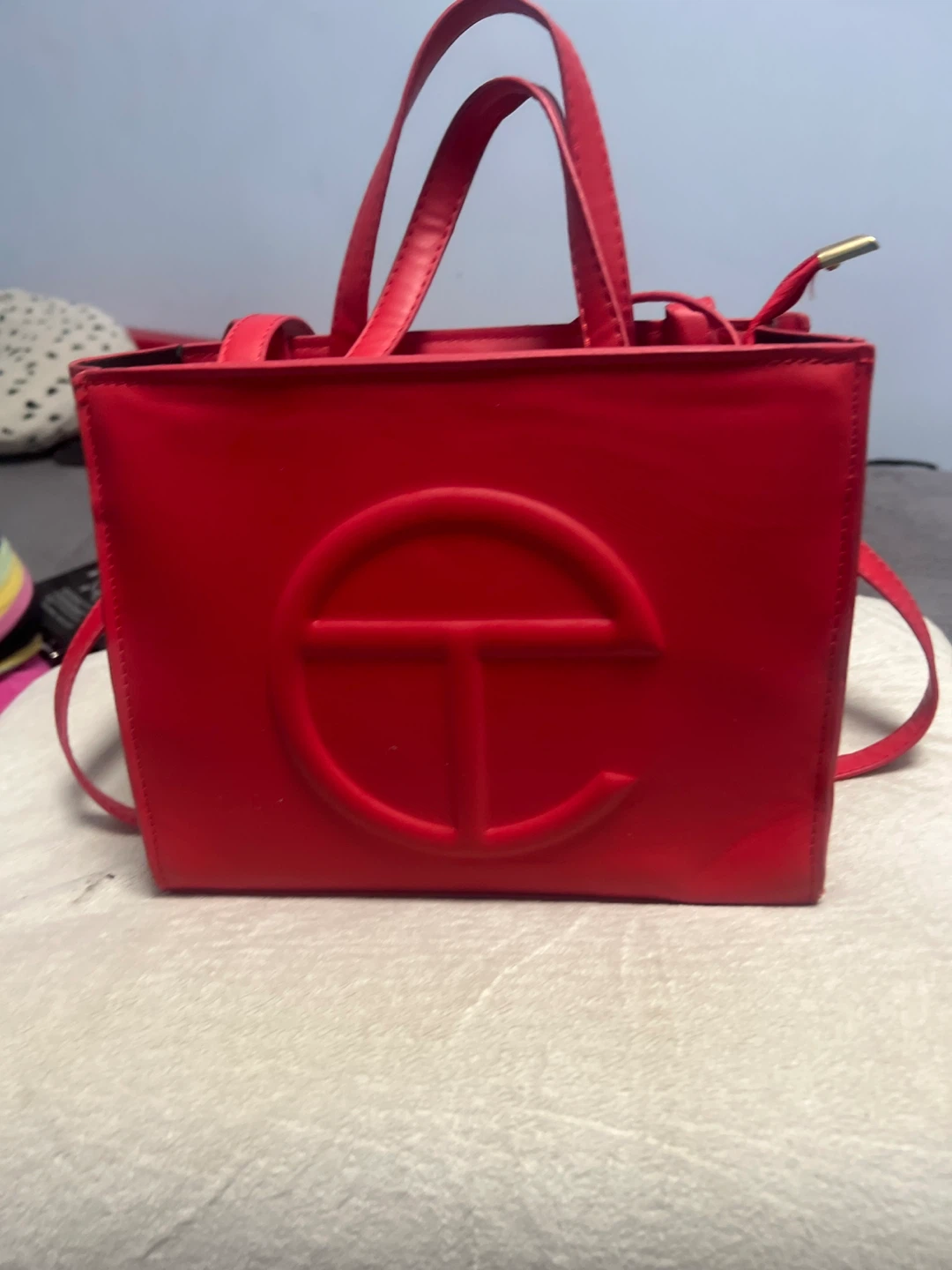 Telfar Medium Shopping Bag Red - photo 2