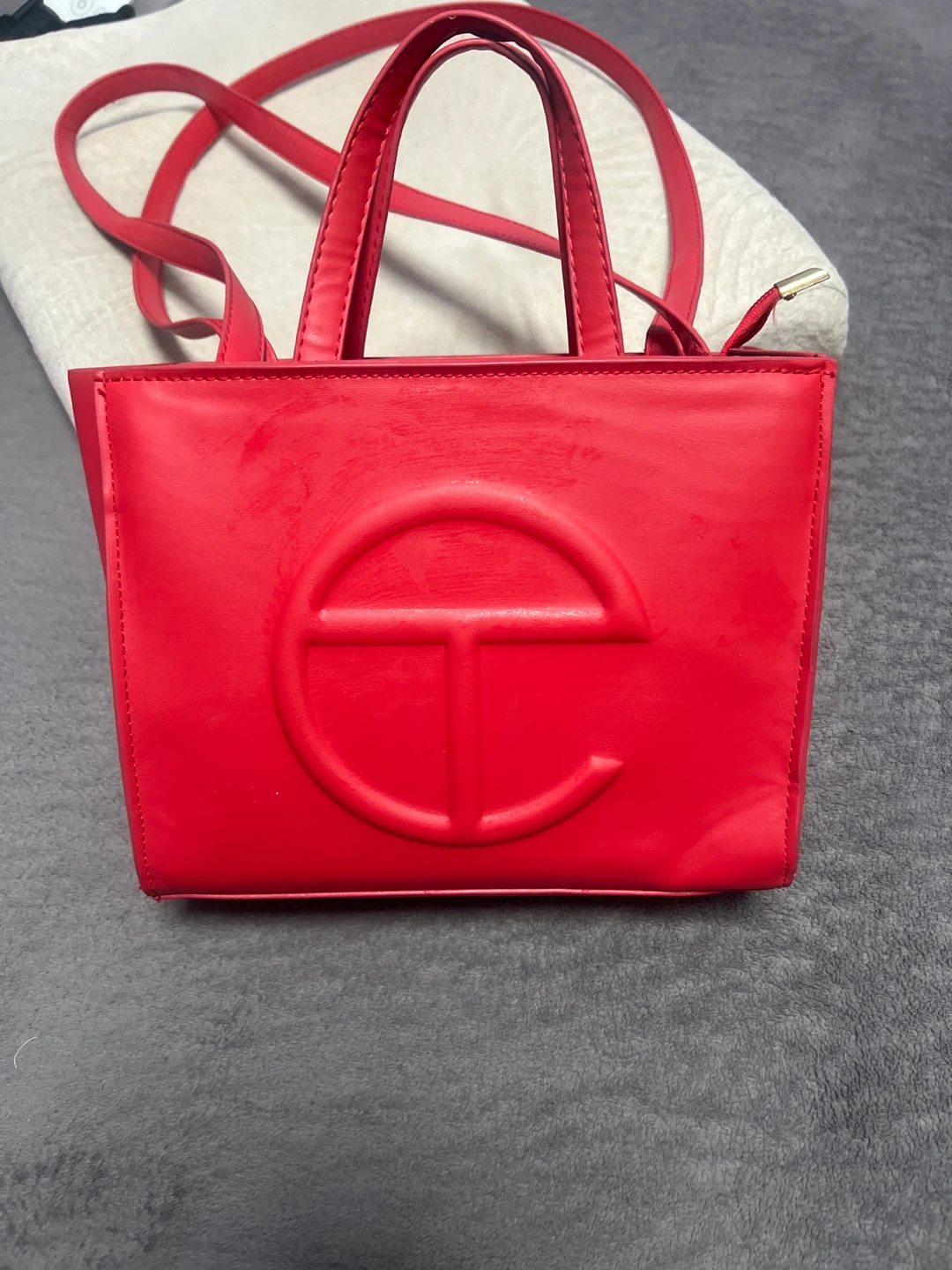 Telfar Medium Shopping Bag Red